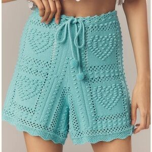 NWT Farm Rio Crochet Tie Shorts